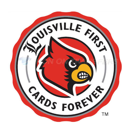 Louisville Cardinals Logo T-shirts Iron On Transfers N4875 - Click Image to Close